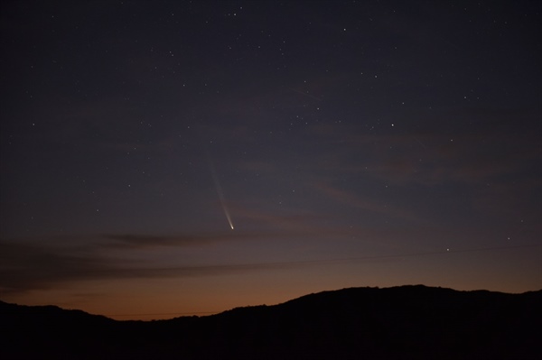 A comet with potential to be brighter than Halley’s will be visible beginning Saturday