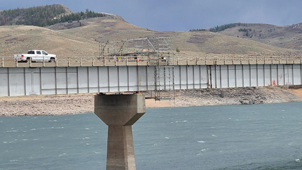 Bridge over Colorado's Blue Mesa Reservoir to reopen to all traffic next week