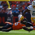 Chargers jump on sleepwalking Broncos for 20-0 halftime lead