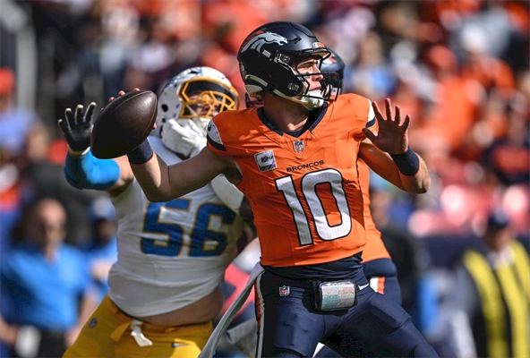 Bo Nix Watch: Rookie QB rebounds after rough first half in loss to Chargers