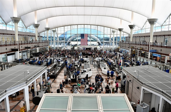 This special spot at Denver International Airport can be soothing for weary...