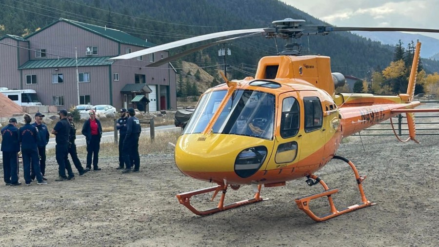 Air Force helicopter used to rescue missing hiker