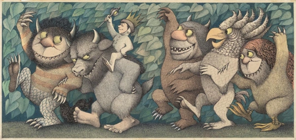 “Wild Things: The Art of Maurice Sendak” is a brilliant survey of the artist...