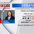 Congressional District 8 candidates Gabe Evans and Yadira Caraveo to debate on Friday