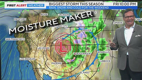 Biggest storm of the season on the way to Colorado with snow, cold and rain