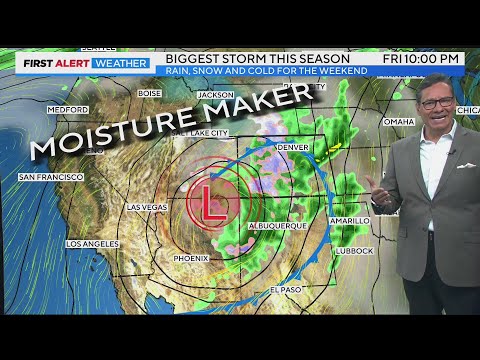 Biggest storm of the season on the way to Colorado with snow, cold and rain