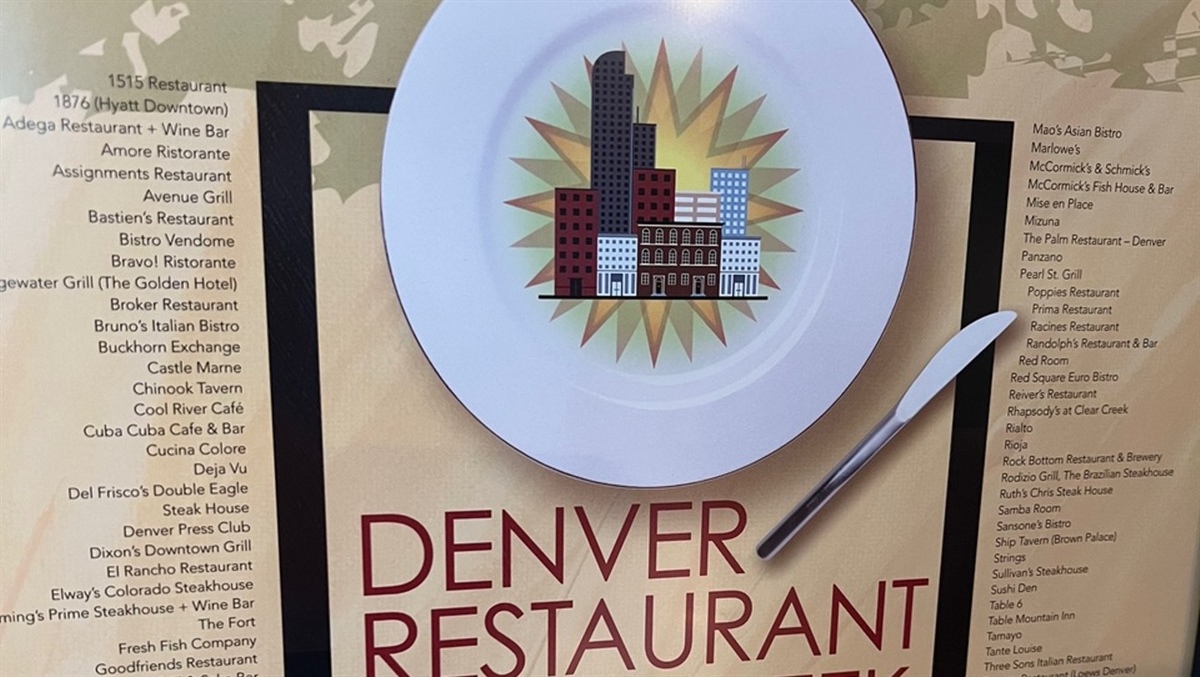 
      
        Denver Restaurant Week Celebrates Its Twentieth Edition
      
    