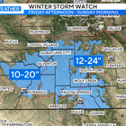 1 to 2 feet of snow expected for some Colorado mountains