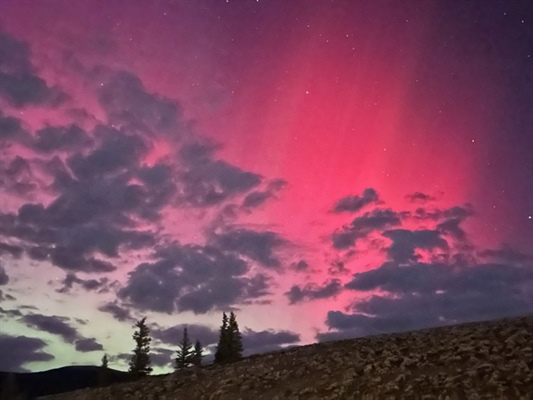 Why the northern lights were visible in Colorado despite forecast