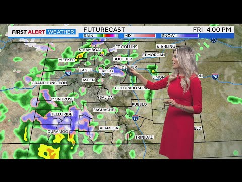 Snow for the mountains, rain for Denver coming in time for the weekend