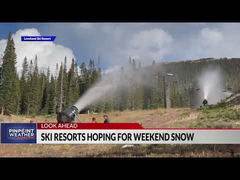 Ski areas hoping for weekend snow