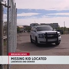 Missing child located in Denver after car the child was sleeping in was towed away