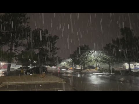 Snow falls in Colorado foothills to much celebration after long stretch of dry conditions