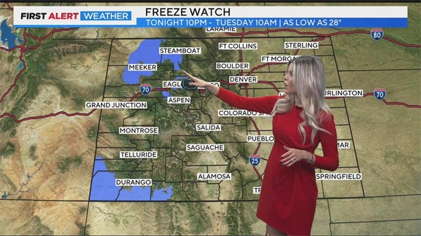 Rain and snow clearing, warmer temperatures return to Denver