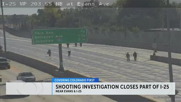 Shooting investigation closes part of I-25 near Evans Avenue