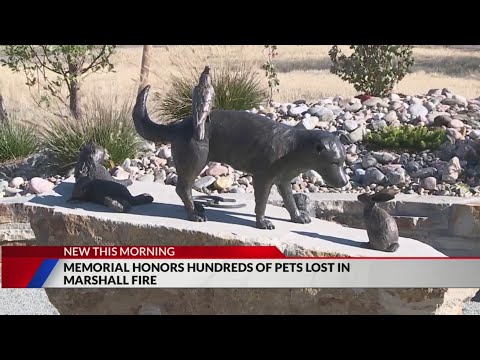 New memorial honors pets lost in Marshall Fire