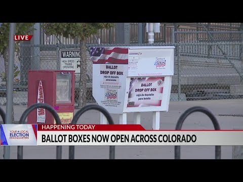 Colorado ballot boxes now open