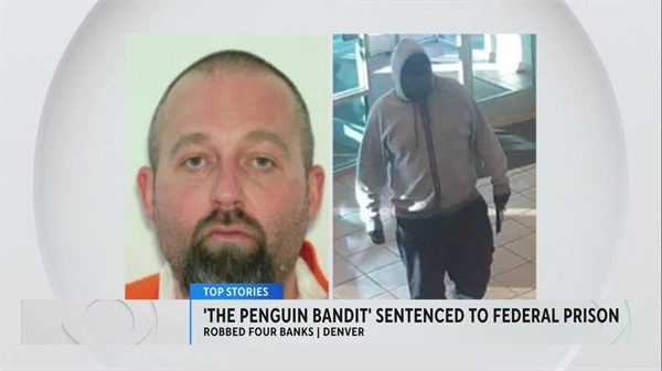 "Penguin Bandit" of Denver sentenced to over 13 years for bank robberies