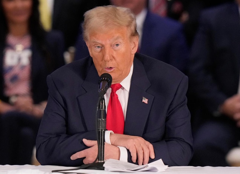 Trump hurls a string of insults at Harris including ‘lazy,’ a racist trope...