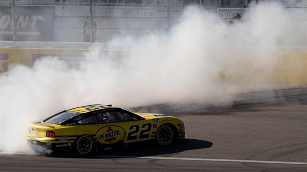 Joey Logano's fuel gamble pays off at Las Vegas as several championship contenders struggle