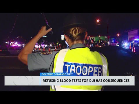 Refusing blood test after getting pulled over for DUI in Colorado will add more consequences