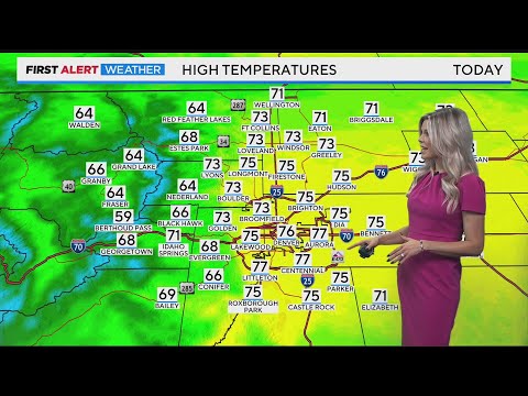 Well above normal temperatures continue in Denver