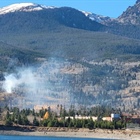 Fire sparks near I-70 in Summit County north of Frisco