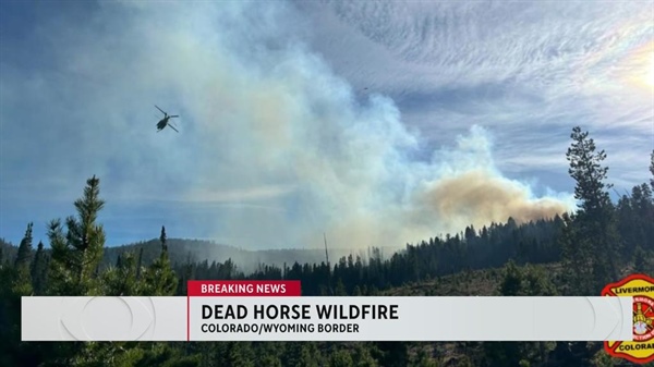 Dead Horse Wildfire burns in Larimer County