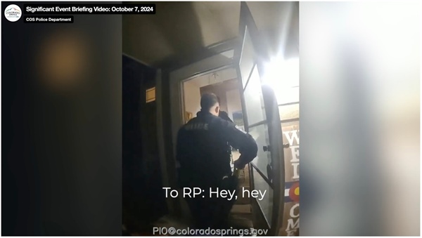 Body-worn camera footage of Colorado Springs police shooting of armed, suicidal man released