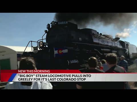 'Big Boy' locomotive stops in Greeley