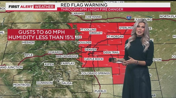 High fire danger followed by frost advisories in Colorado