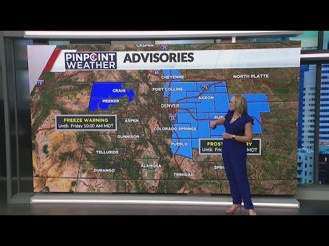 Frost advisory covers much of eastern Colorado; how to protect plants