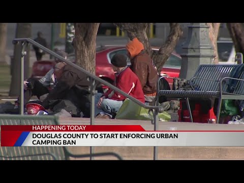 Douglas County to start enforcing urban camping ban