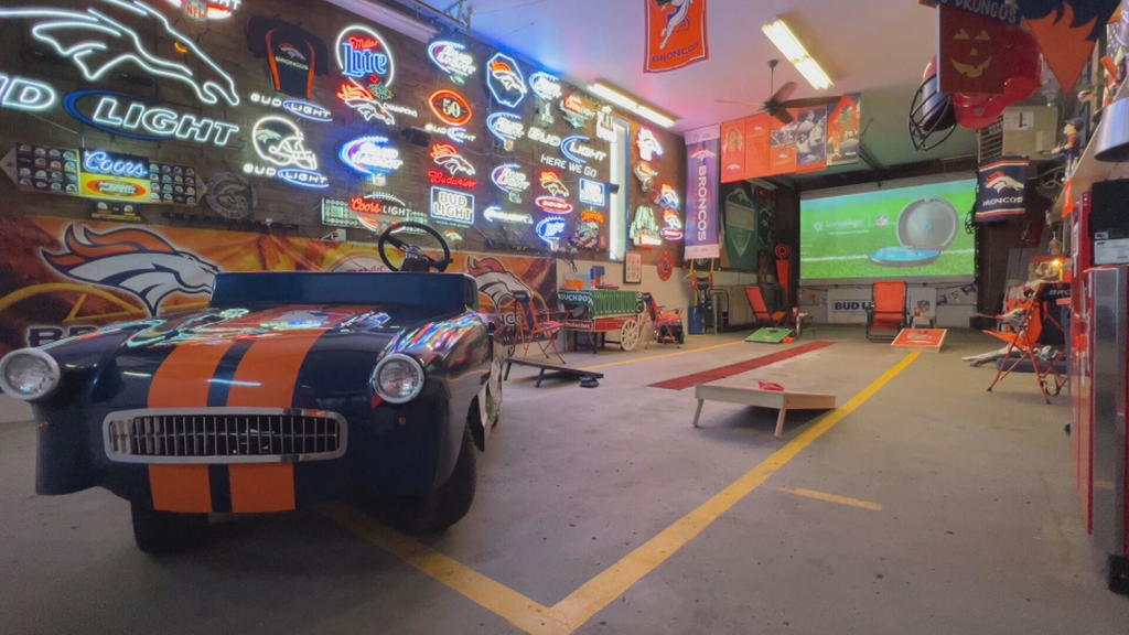 Denver Broncos Orange Zone fan turns converted firehouse into mecca of orange and blue