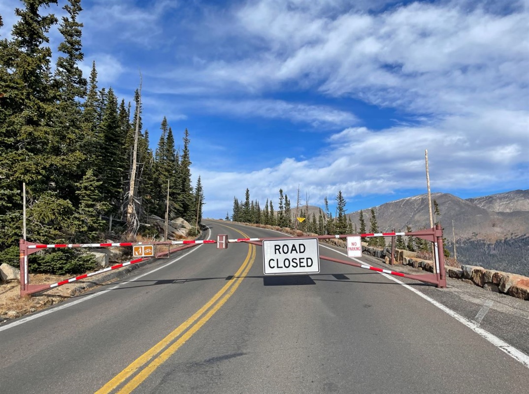 Trail Ridge Road in Rocky Mountain National Park closed for the season