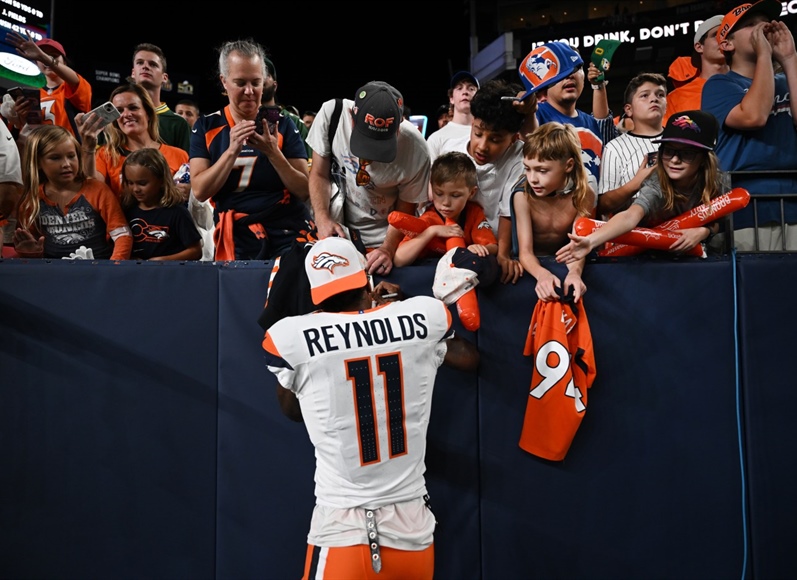 Broncos’ Josh Reynolds “pretty shaken up” after shooting last week, coach Sean...