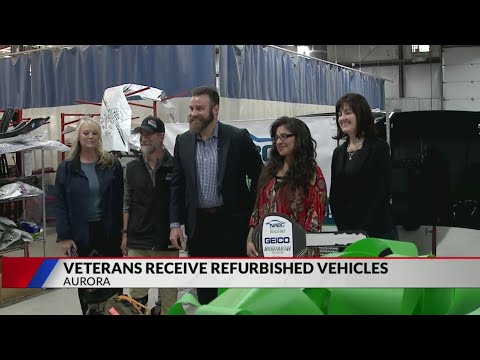 Veterans gifted free refurbished vehicles