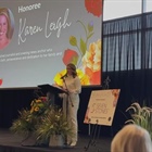 Karen Leigh given the Women Who Soar award