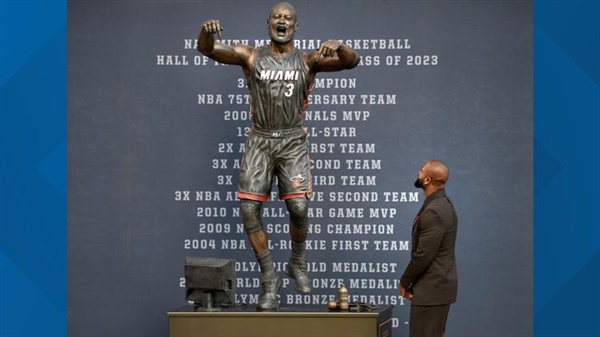 ‘Who the hell is this?’: Fans roast Dwyane Wade statue after Heat unveiling