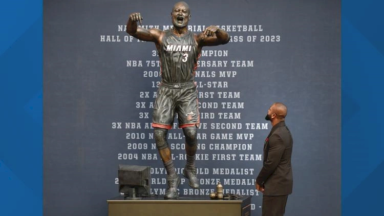 ‘Who the hell is this?’: Fans roast Dwyane Wade statue after Heat unveiling