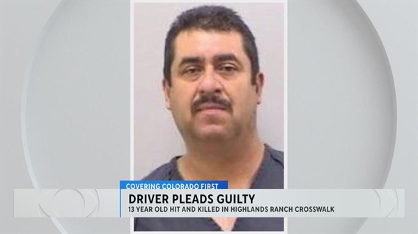 Driver pleads guilty in death of Colorado middle school student on Highlands...