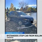 Bystanders who prevented car from rolling into Colorado lake thanked by authorities