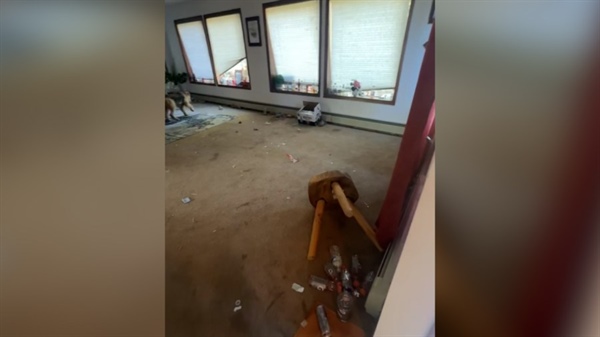 Evergreen Airbnb left trashed after renters host a large party at the home