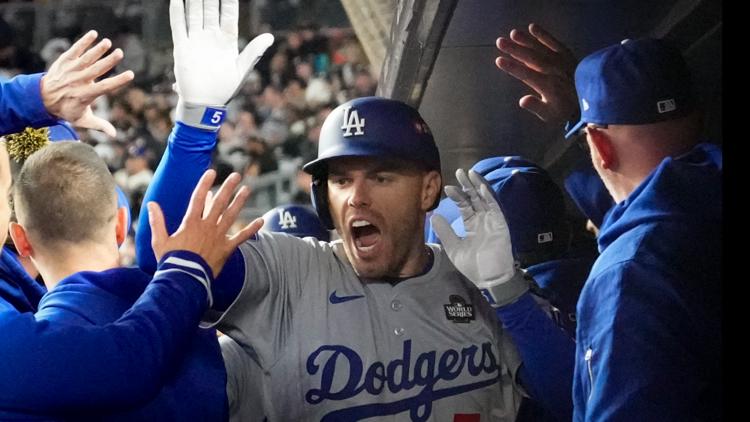 Freeman leadS Dodgers past slumping Yankees for 3-0 advantage in World Series