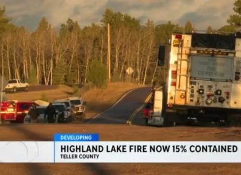 Evacuations remain in place for homes near the Highland Lake Fire