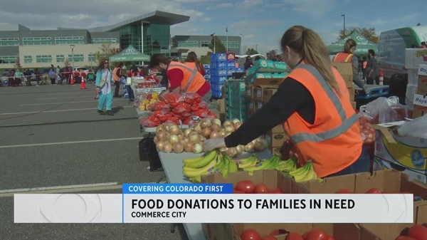 King Soopers organization We Don't Waste hosts mobile food bank