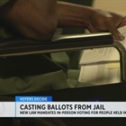 Denver Detention Center inmates vote in person ahead of Election Day