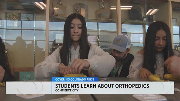 CU Orthopedics inspires next generation of healthcare professionals at Adams City High School