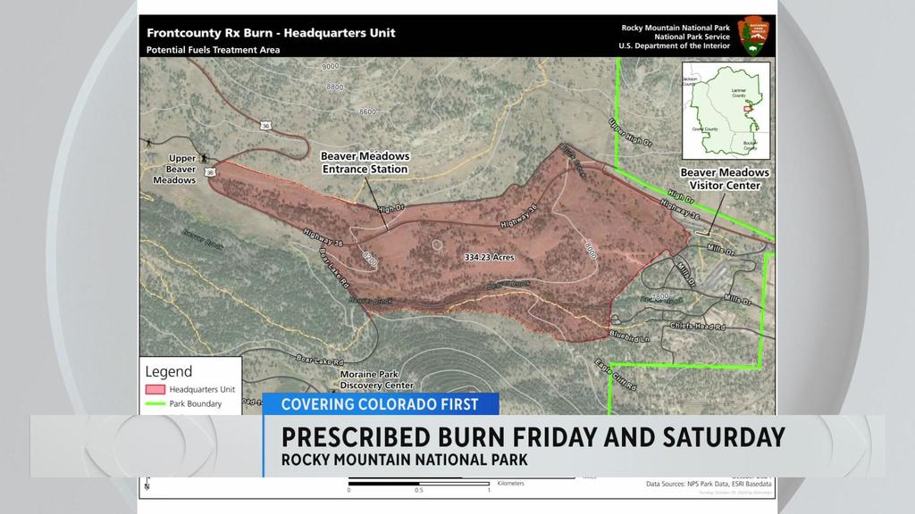 Rocky Mountain National Park plans prescribed burns on Friday, Saturday