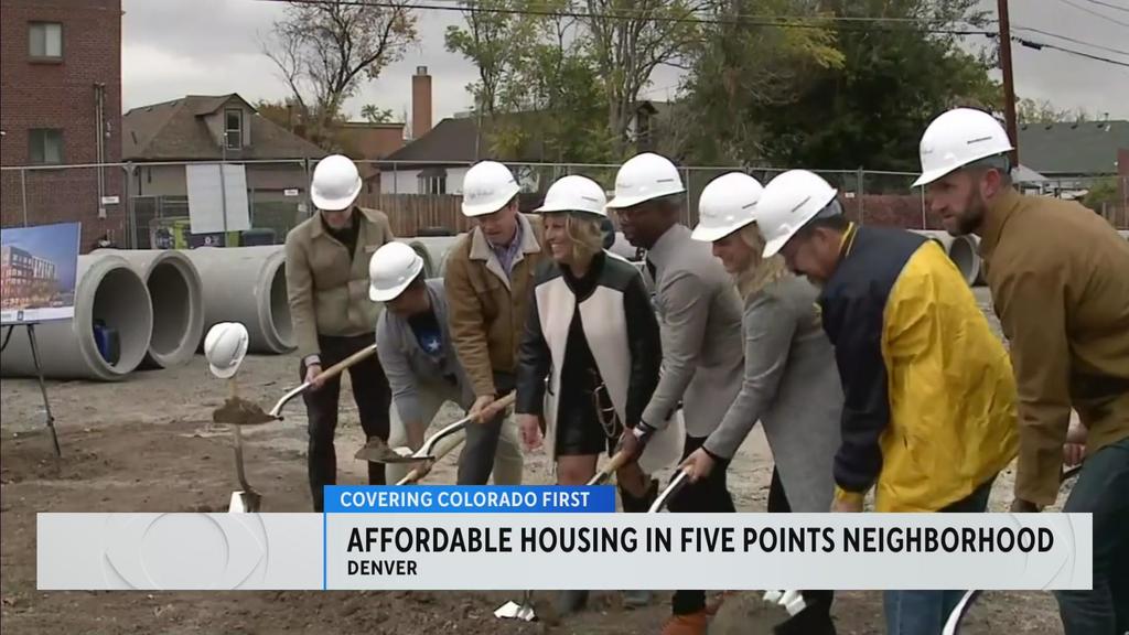 Denver mayor helps break ground on new affordable housing project in Five Points